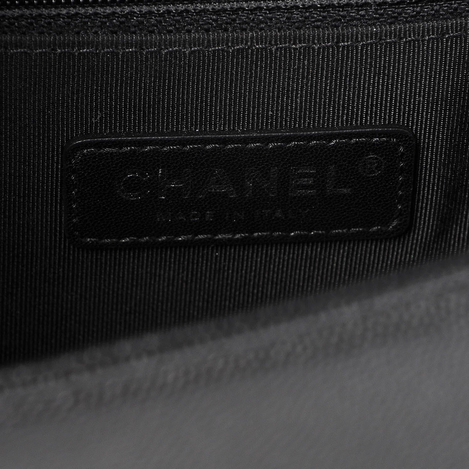 Chanel Caviar Chevron Quilted New Medium Boy Flap Black 6 of 8