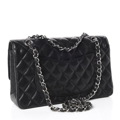 Chanel Caviar Quilted Medium Double Flap Black 3 of 9