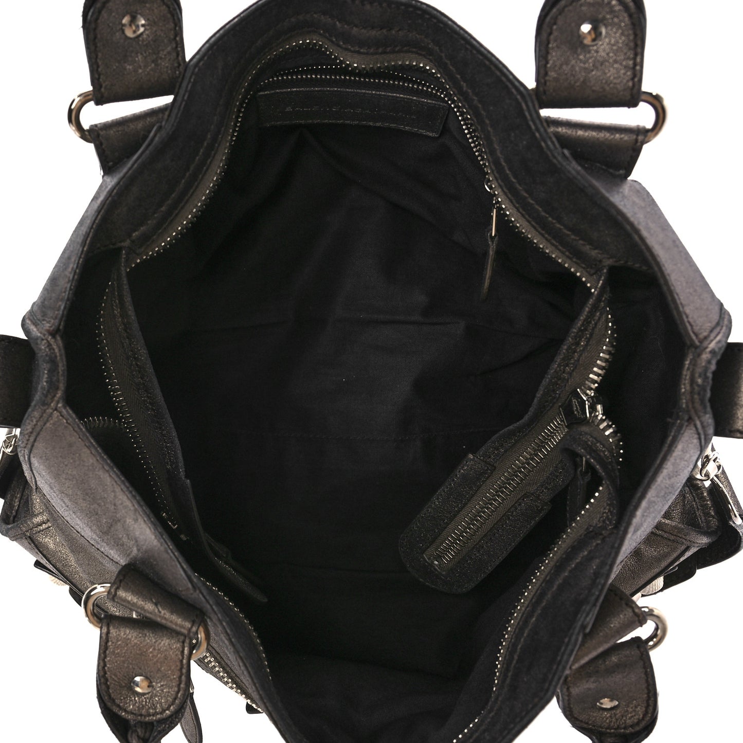 Craquele Calfskin Giant 21 Silver Hardware City Bronze