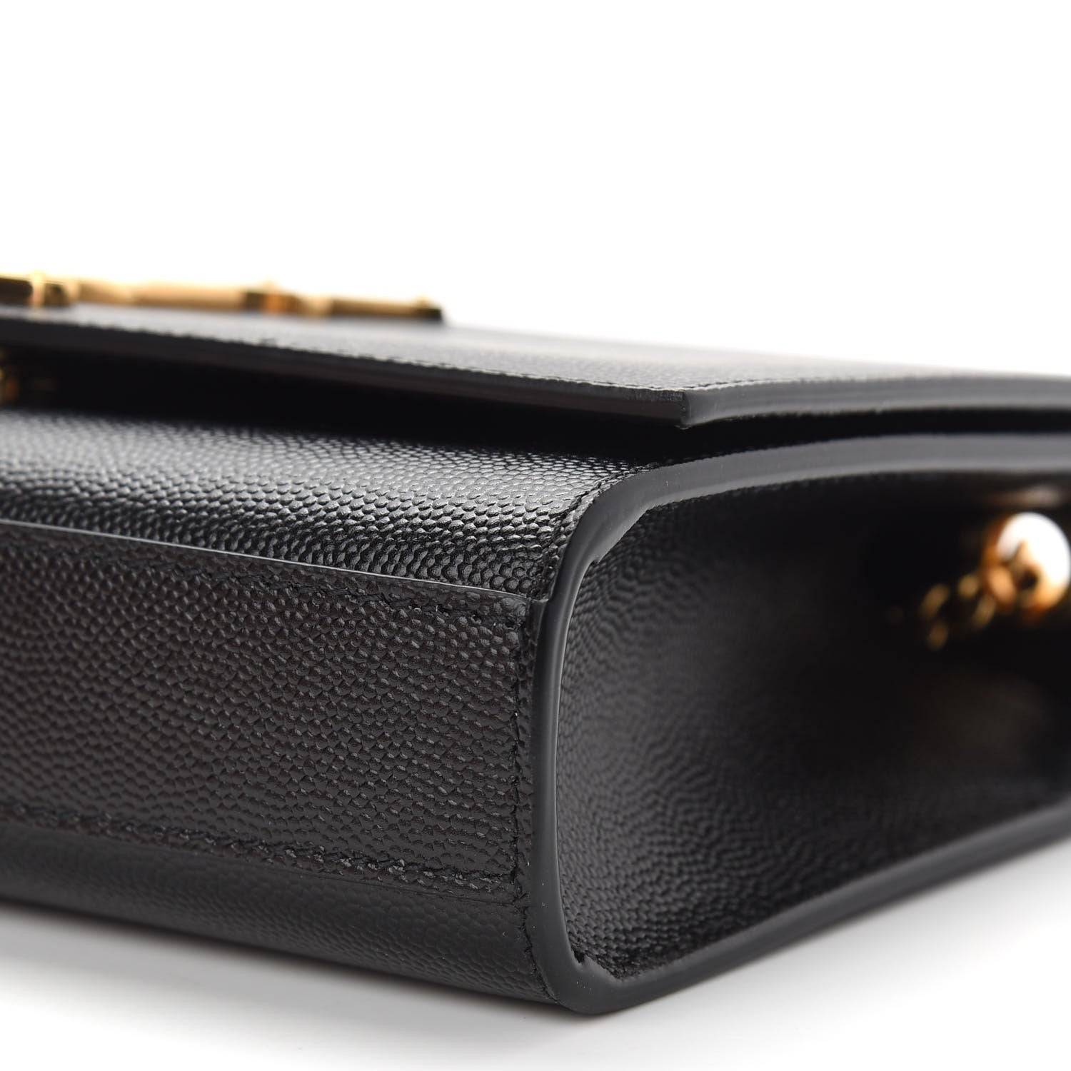 Saint Laurent Grain De Poudre Small Monogram Kate Satchel Black 8 of 8
