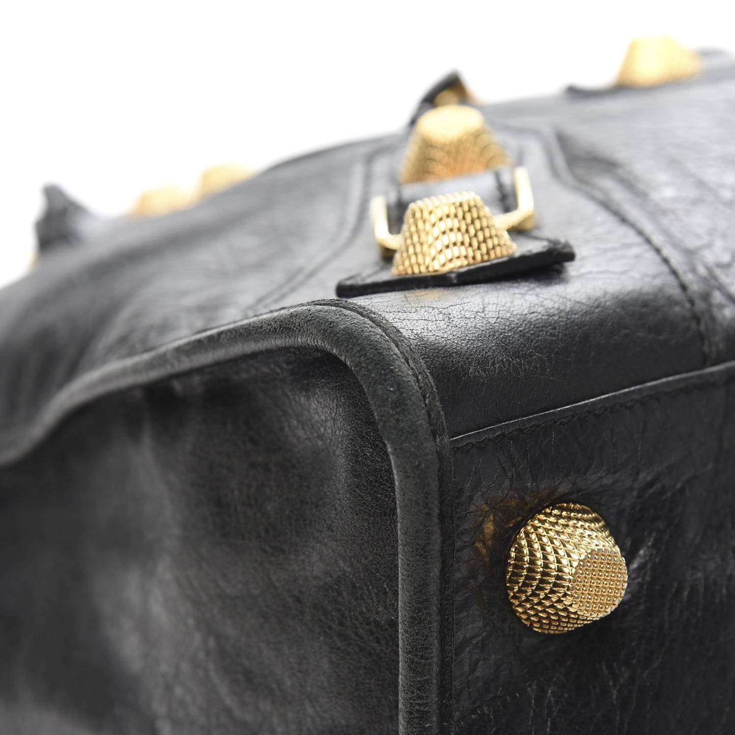 Agneau Giant 21 Gold Hardware Work Black