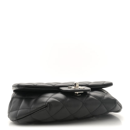 Chanel Calfskin Quilted CC Uniform Flap Belt Bag Black 4 of 10