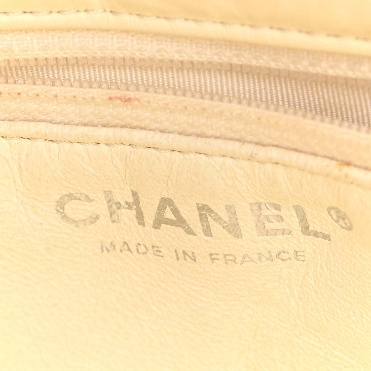 Aged Calfskin Quilted Reissue 2.55 Tote Ivory
