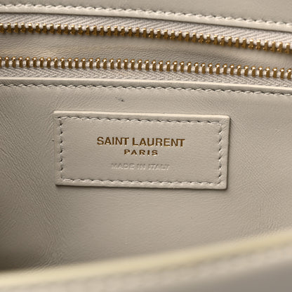 Saint Laurent Smooth Calfskin Carre Satchel Crema Soft 7 of 19