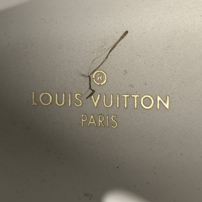 Louis Vuitton Calfskin Suede Monogram Mens Rivoli High Top Sneakers 10 White Multicolor 9 of 9
