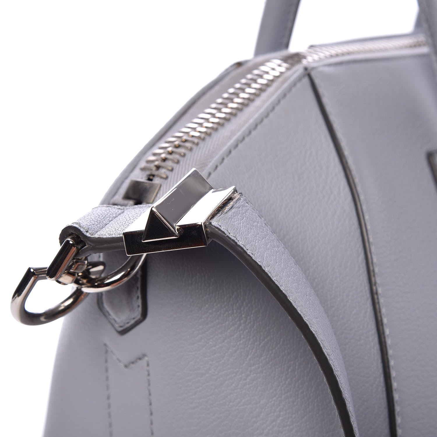 Givenchy Sugar Goatskin Medium Antigona Pearl Grey 10 of 18