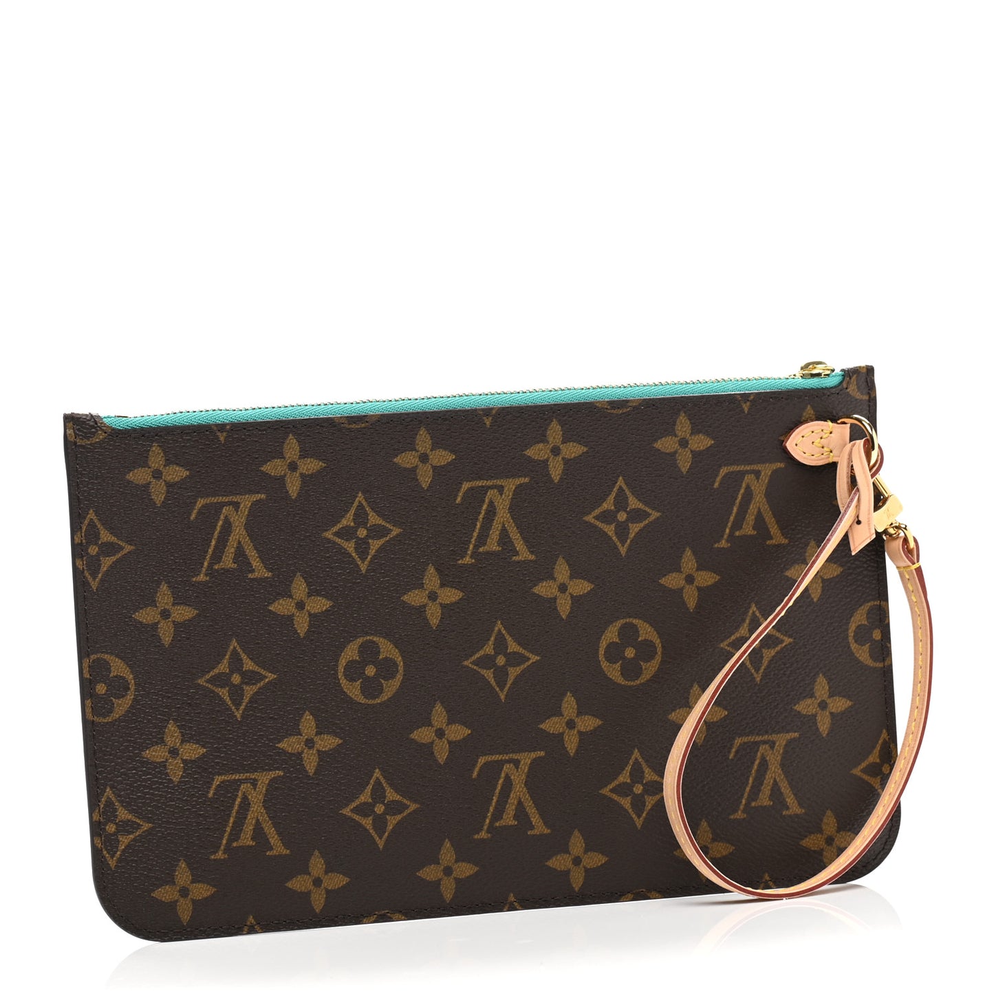 Monogram Neverfull MM GM Pochette Turquoise