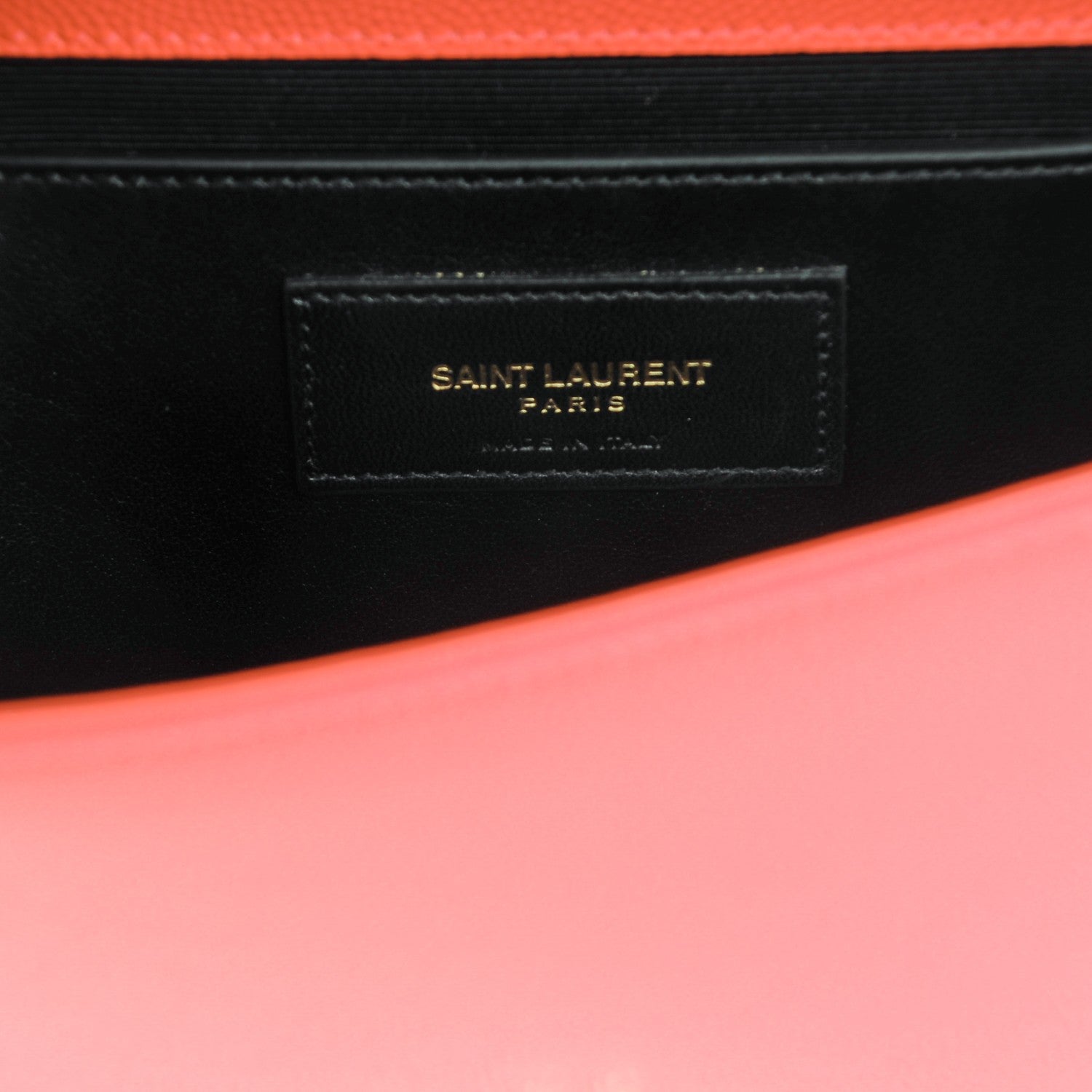 Saint Laurent Grain De Poudre Classic Monogram Clutch Rose Clair 6 of 6