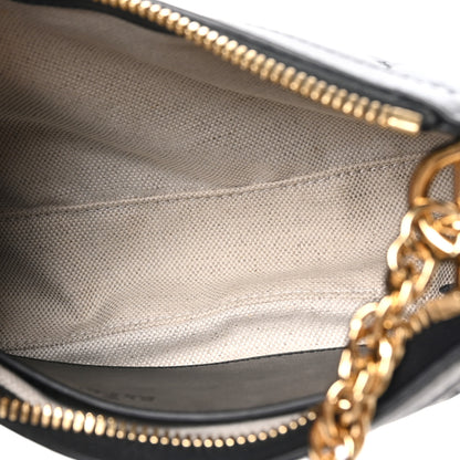 Gucci Calfskin GG Matelasse Chain Handbag Black Natural 4 of 10