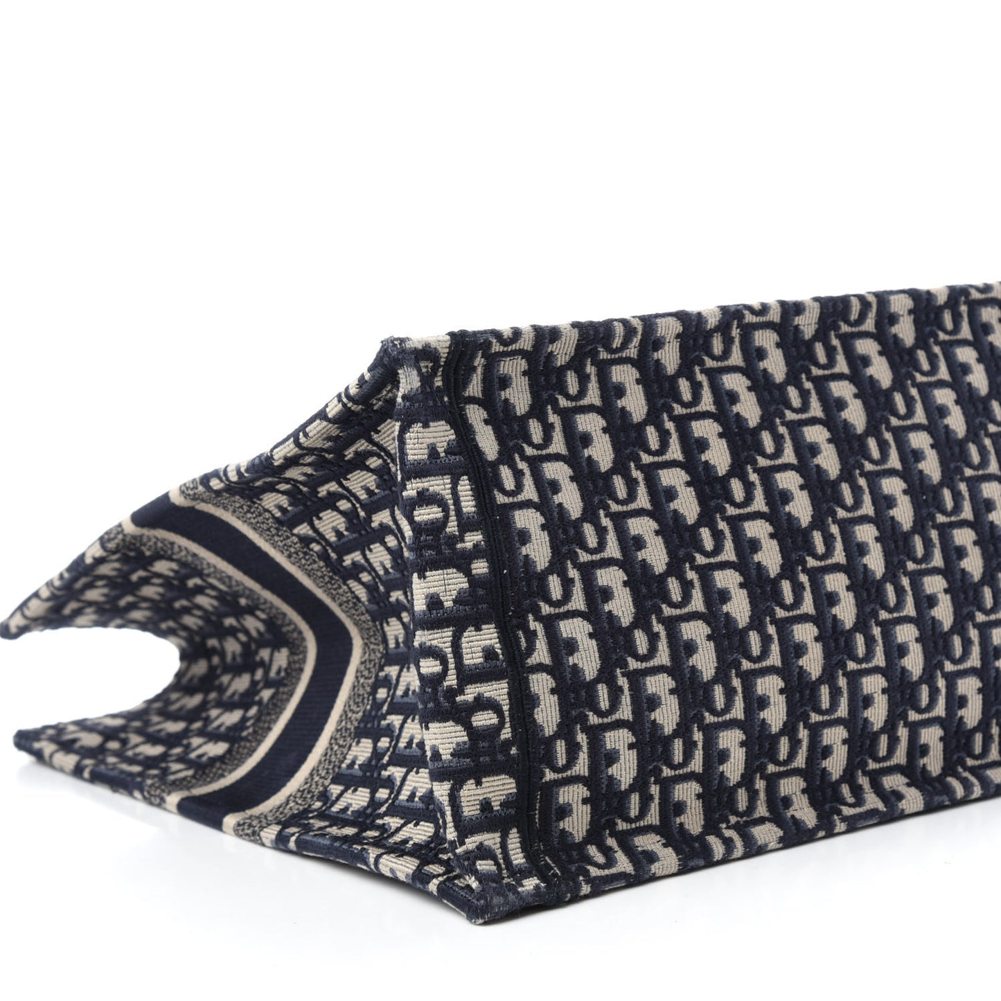 Oblique Book Tote Blue Multicolor