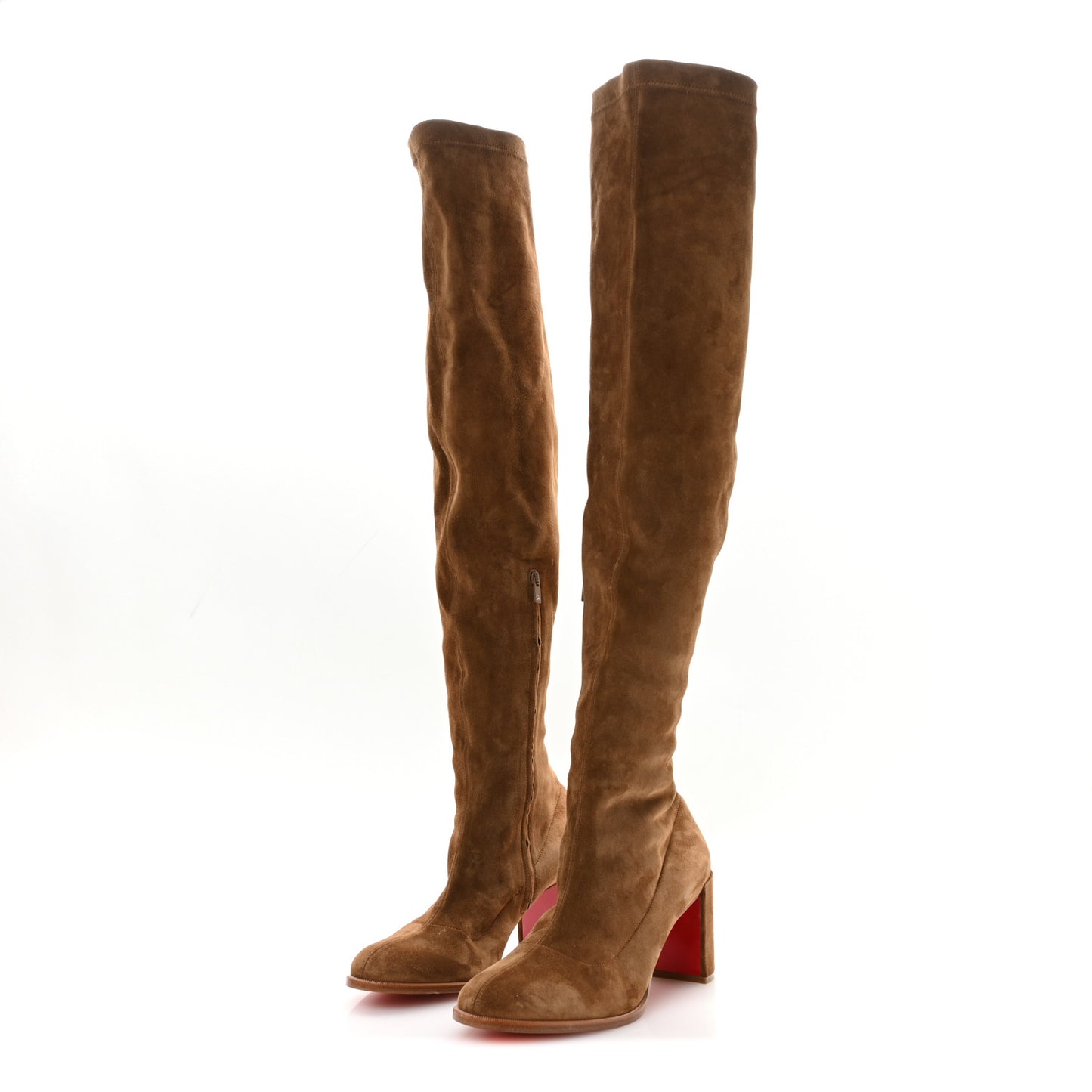 Veau Velours Stretchadoxa Botta Alta 70 Knee High Boots 41 Rhea