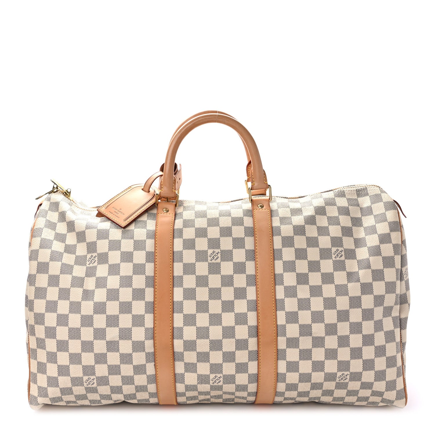 Louis Vuitton Damier Azur Keepall 50 1 of 12