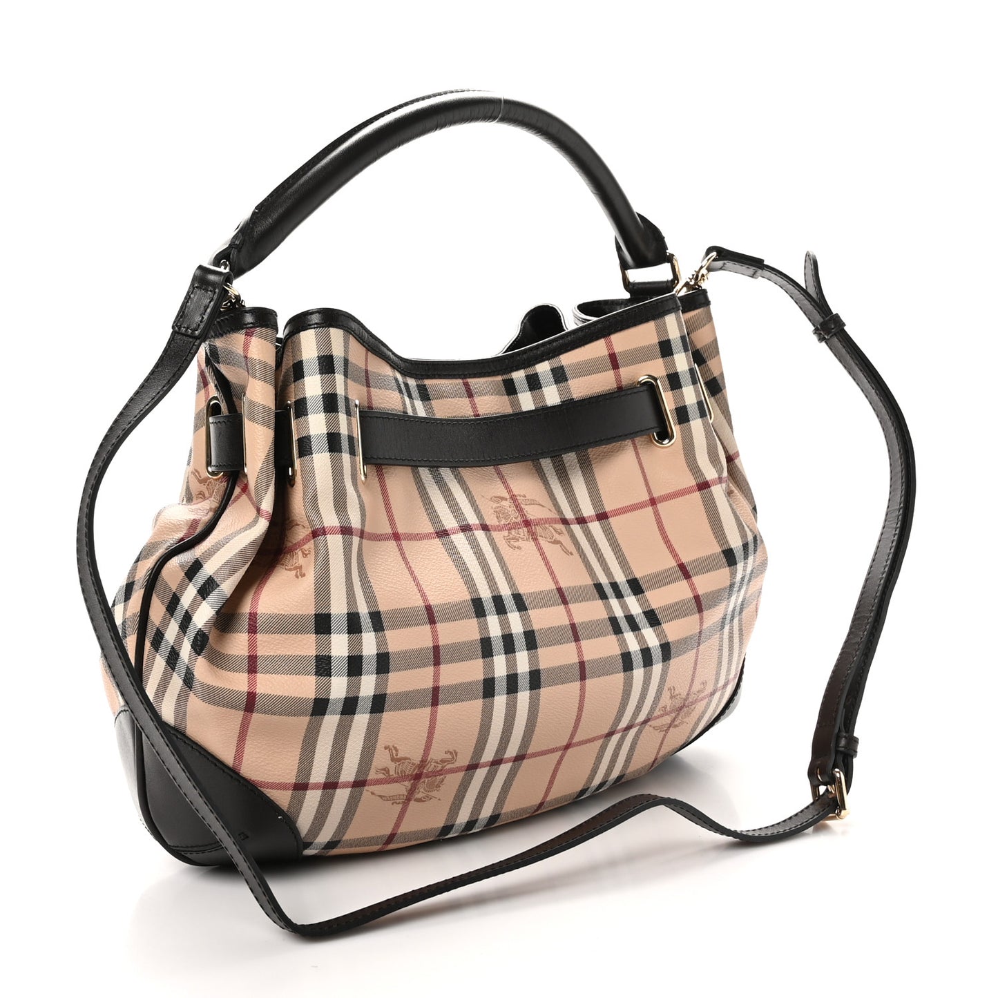 Haymarket Check Medium Golderton Tote Chocolate