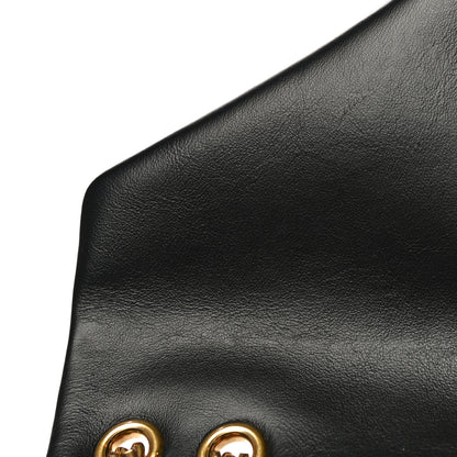 Saint Laurent Calfskin Y Quilted Monogram Small Loulou Chain Satchel Black 12 of 14