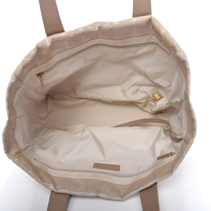 Chanel Nylon Medium Travel Tote Beige 5 of 9