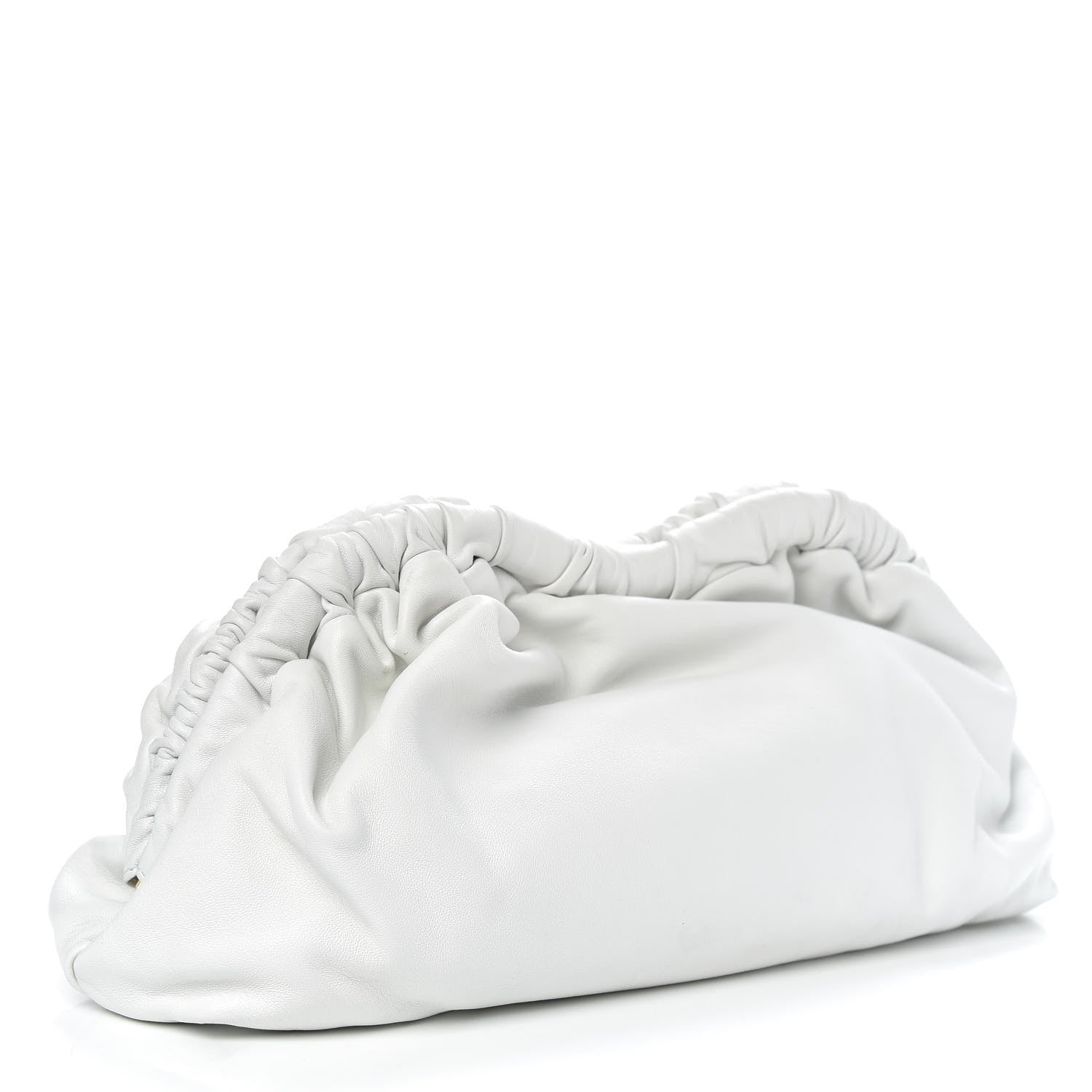 Mansur Gavriel Lambskin Cloud Clutch White 3 of 10