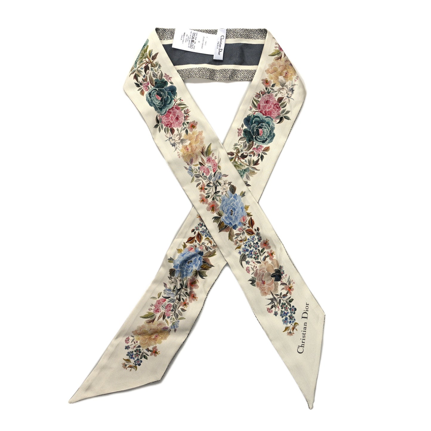 Silk Floral Mitzah Scarf Multicolor