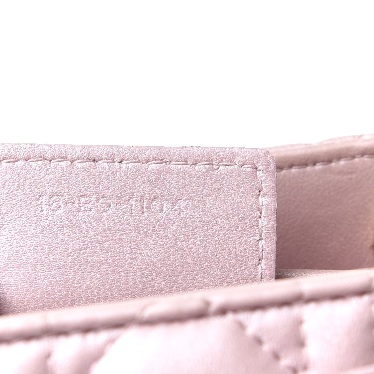 Christian Dior Pearly Lambskin Cannage Medium Lady Dior Lotus 11 of 22