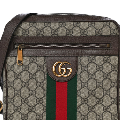 Gucci GG Supreme Monogram Web Small Ophidia Messenger Bag Brown 9 of 16