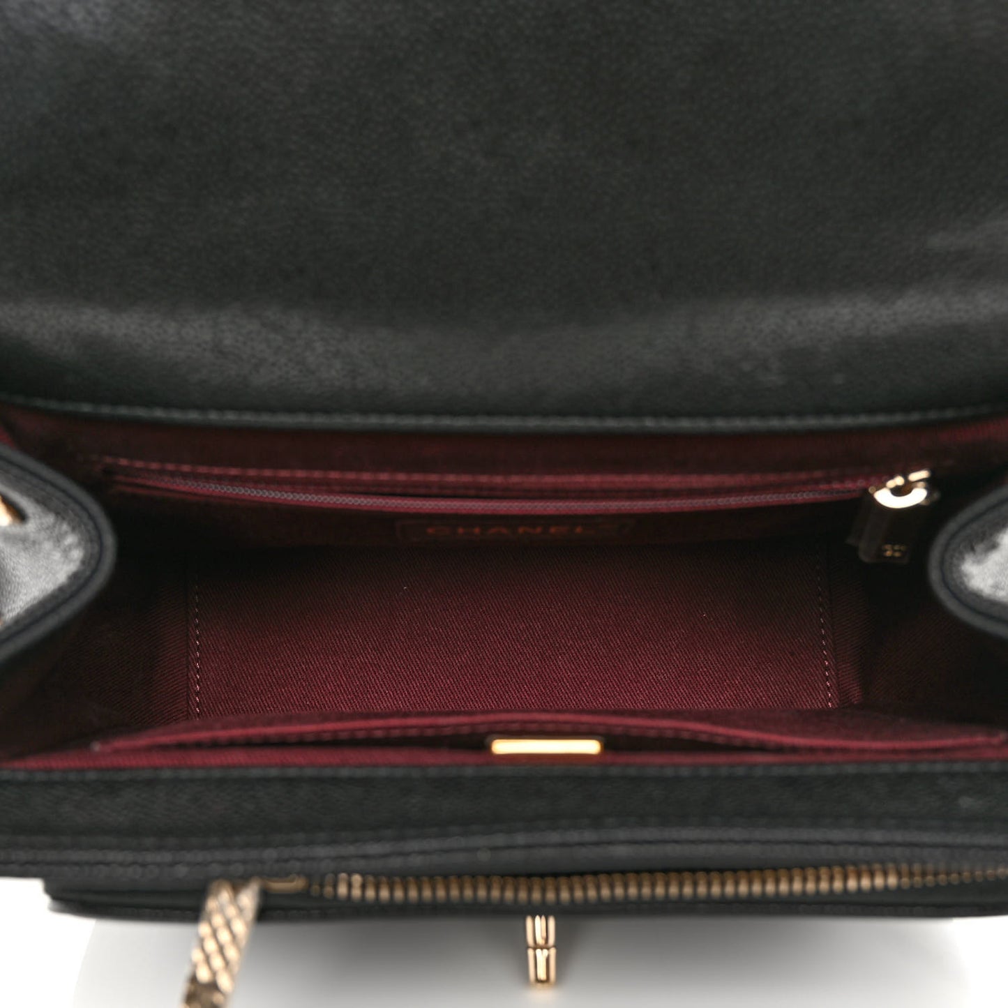 Caviar Quilted Medium Business Affinity Flap Black