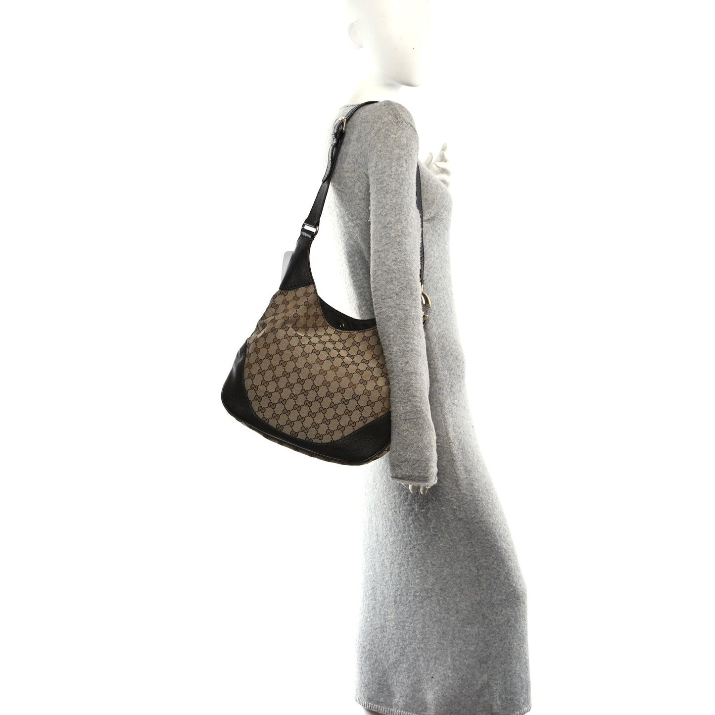 Monogram Medium Charlotte Hobo Brown