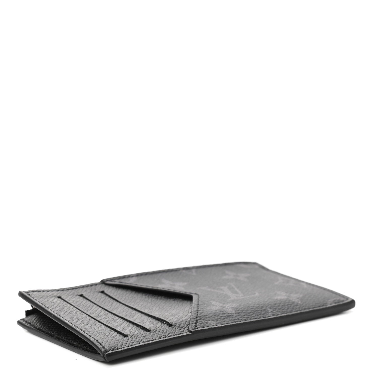 Louis Vuitton Monogram Eclipse Taiga Coin Card Holder 4 of 6