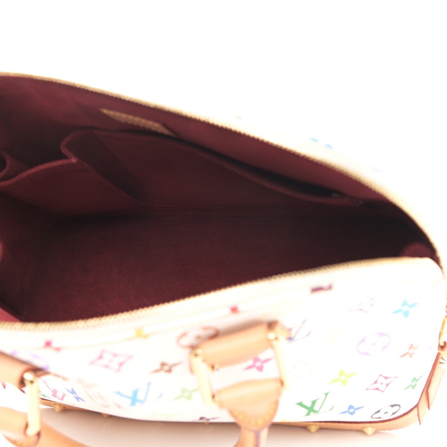 Monogram Multicolor Alma PM White