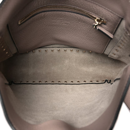 Valentino Garavani Pebbled Calfskin Mini Rockstud Flip-Lock Messenger Bag Poudre 5 of 8