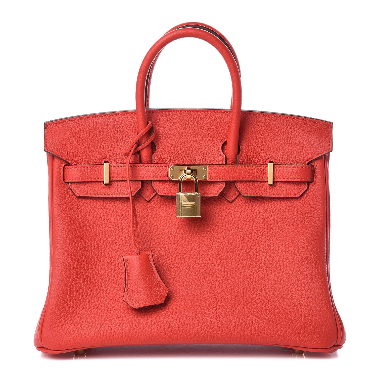 Hermes Togo Birkin 25 Rouge De Coeur 1 of 35