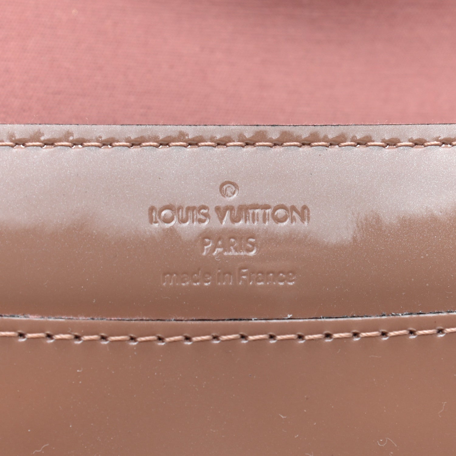 Louis Vuitton Patent Louise New Sobe Clutch Rose Velours 6 of 6