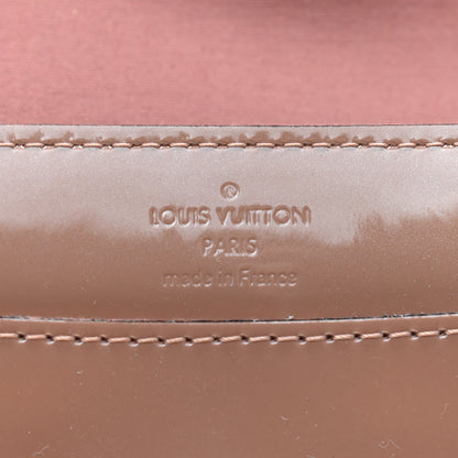 Louis Vuitton Patent Louise New Sobe Clutch Rose Velours 6 of 6