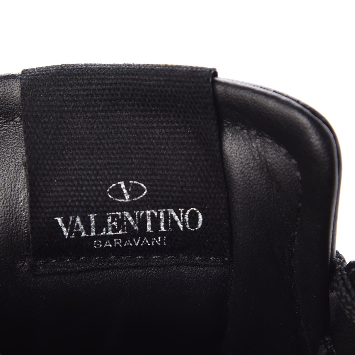 Valentino Garavani Calfskin Mens Rockstud Untitled Open Sneakers 39 Black 10 of 12