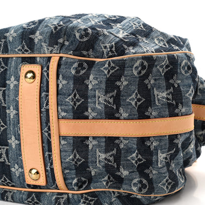 Louis Vuitton Denim Raye Cabas GM 11 of 12