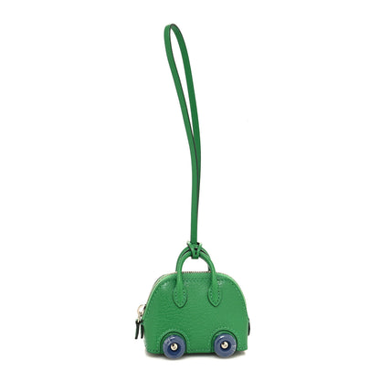 Hermes Chevre Mysore Bolide On Wheels Bag Charm Bamboo 1 of 4