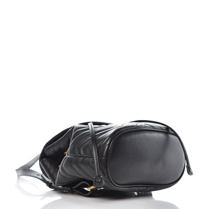 Gucci Calfskin Matelasse GG Marmont Flap Backpack Black 4 of 12