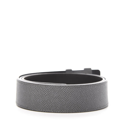 Louis Vuitton Taiga 35mm LV Initiales Belt 85 34 Glacier 3 of 6