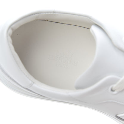 Hermes Calfskin Day Sneakers 37 White 6 of 9