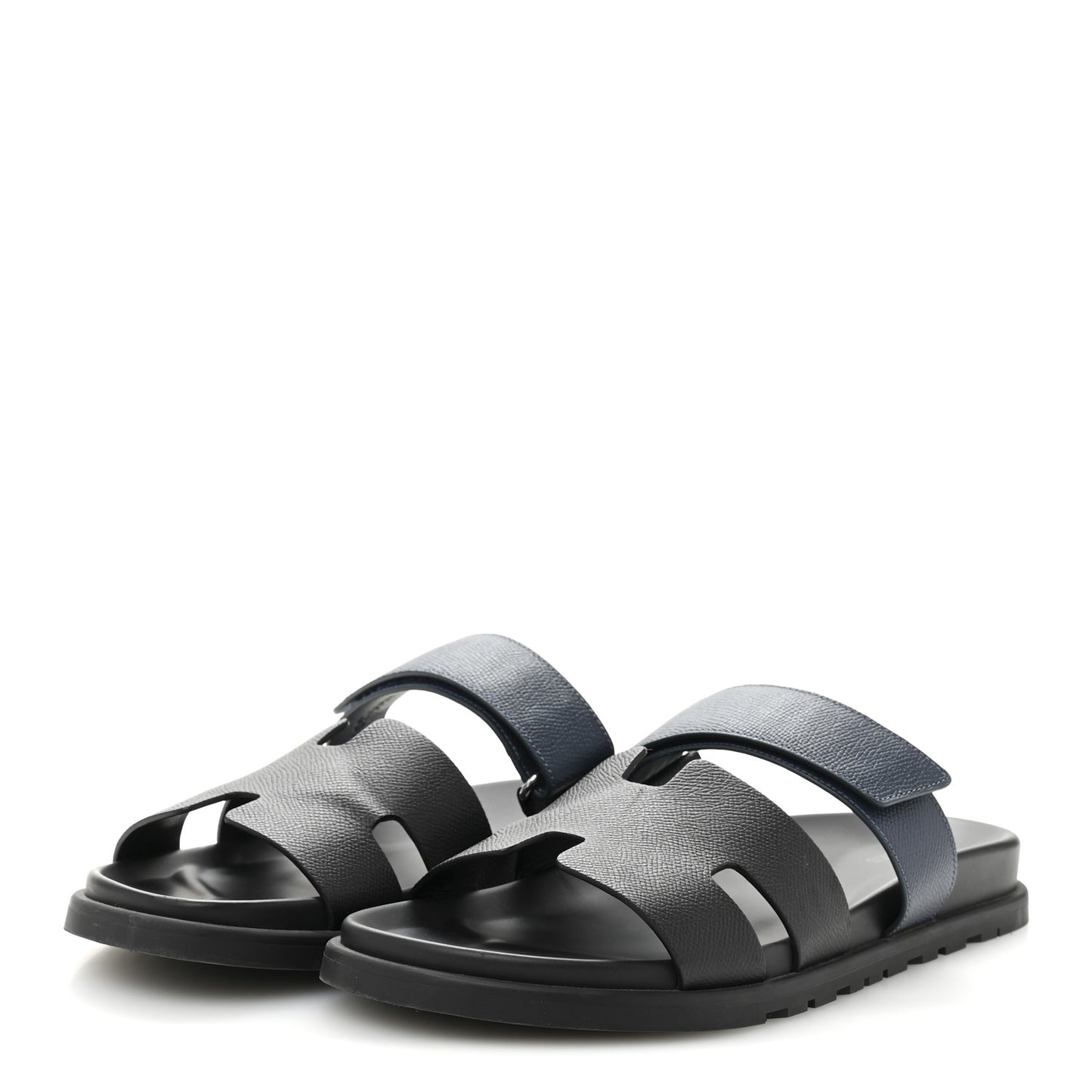 Epsom Mens Chypre Sandals 44.5 Black Bleu Céleste