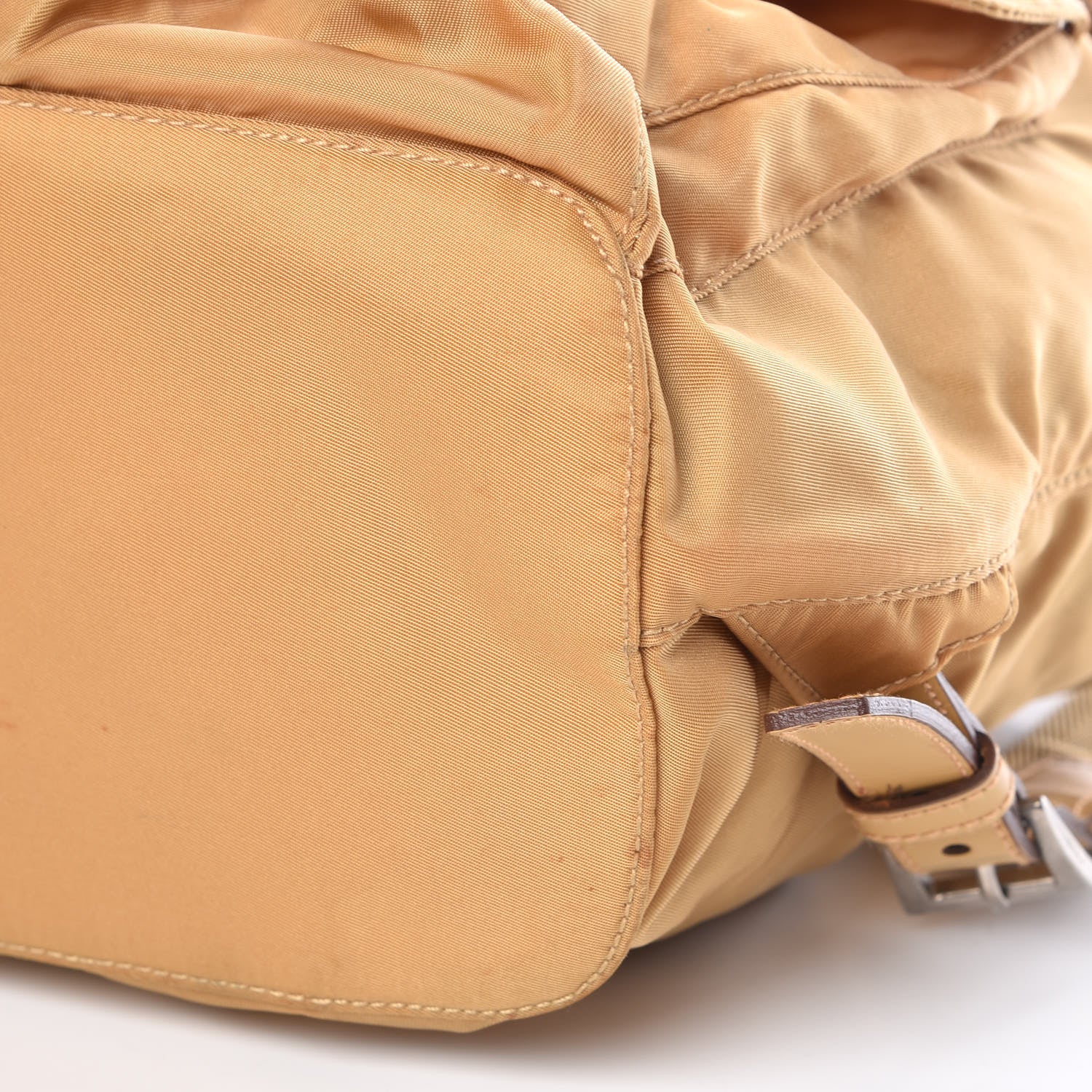 Prada Tessuto Nylon Vela Small Backpack Gold 12 of 12