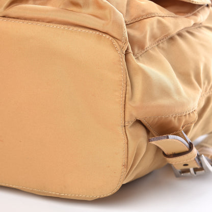 Prada Tessuto Nylon Vela Small Backpack Gold 12 of 12