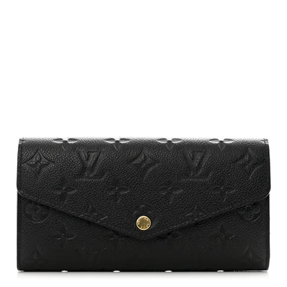 Louis Vuitton Empreinte Sarah Wallet NM Black 1 of 6
