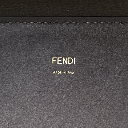Fendi Vitello King Plexiglass Logo Embossed Medium Fendi Sunshine Shopper Tote Moon 6 of 10