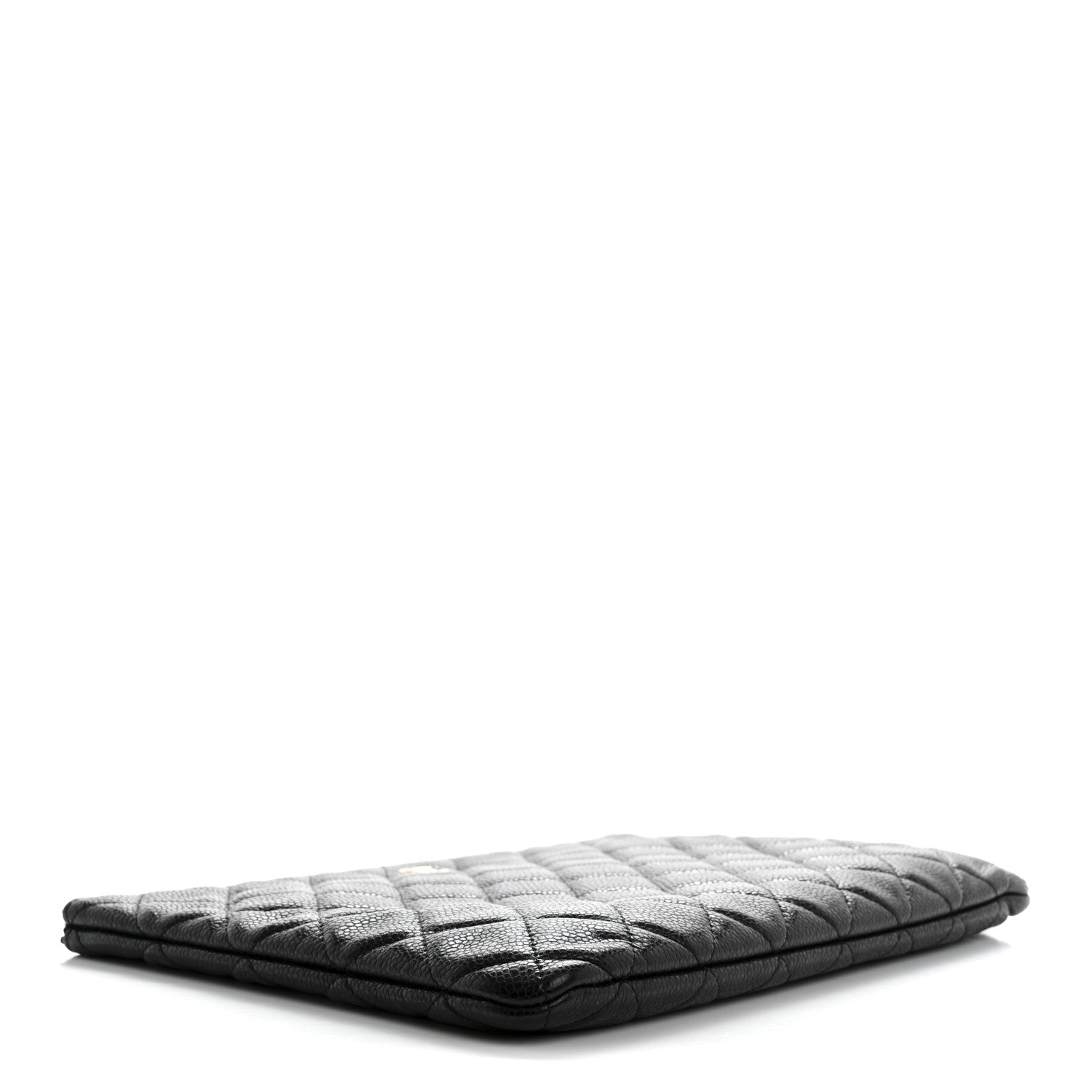 Chanel Caviar Quilted Medium Cosmetic Case Black 4 of 10