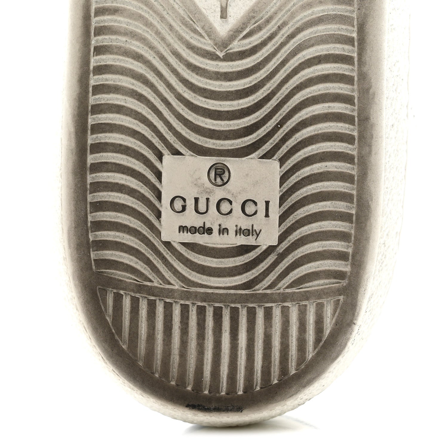 Gucci Calfskin Ayers Bee Embroidered Womens Ace Sneakers 36 White Green 7 of 10