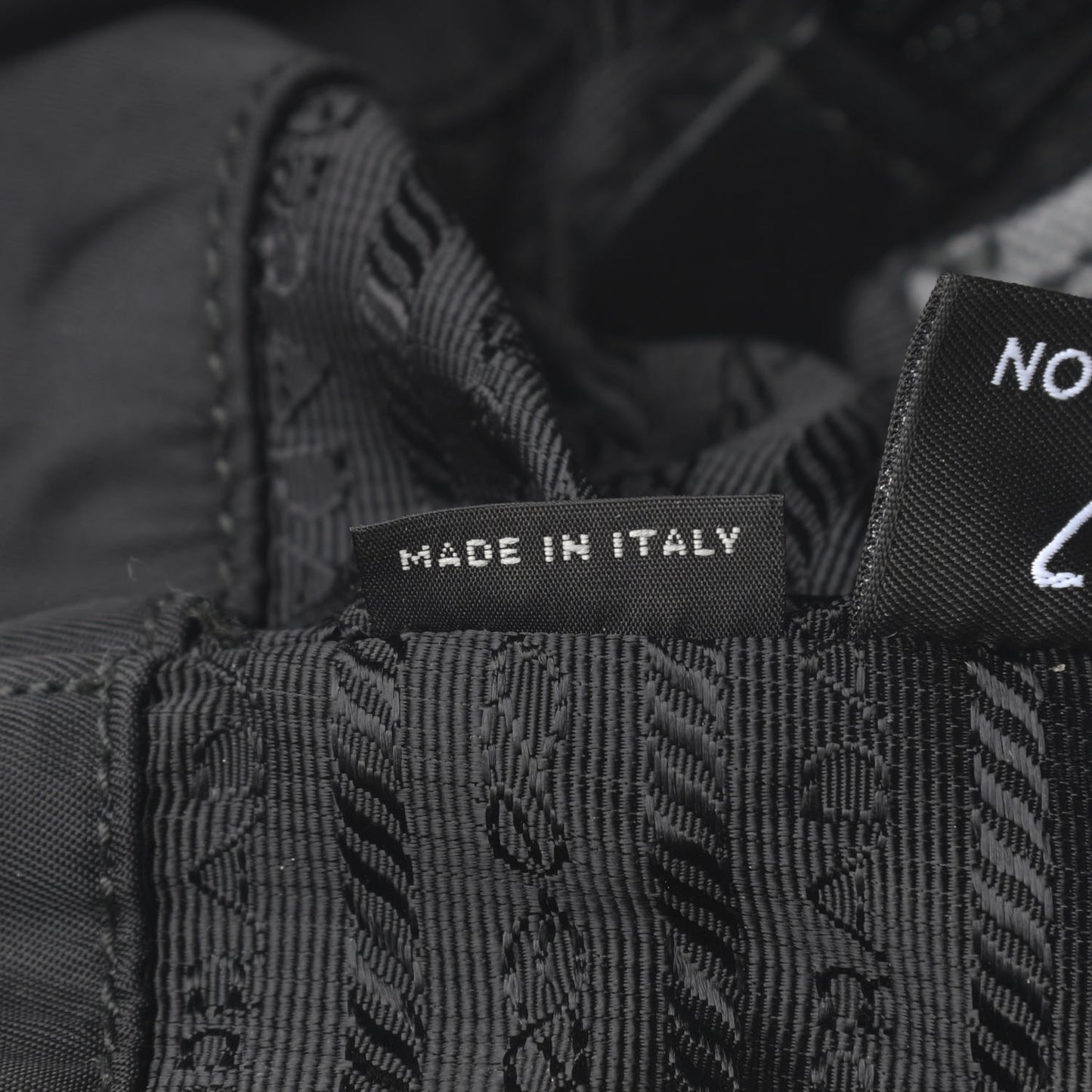 Re-Nylon Saffiano Medium Backpack Black