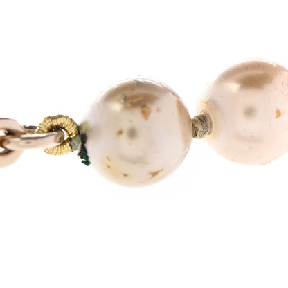Chanel Graduated Pearl CC Long Necklace Gold 6 of 8