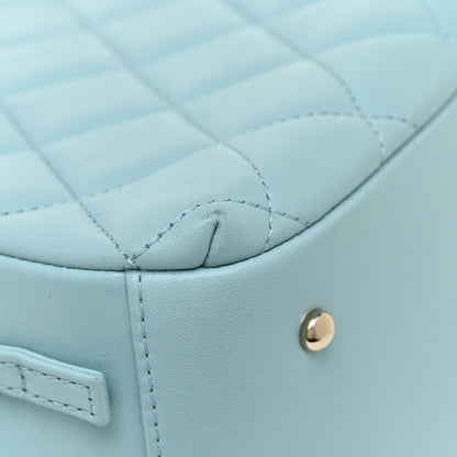 Chanel Lambskin Quilted Small Trendy CC Bowling Bag Light Blue 9 of 12