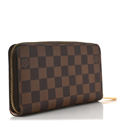 Louis Vuitton Damier Ebene Zippy Wallet Rose Ballerine 3 of 6