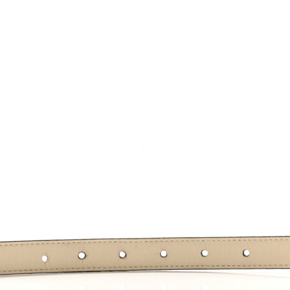 Gucci Calfskin Double G 20mm Belt 75 30 Mystic White 3 of 9