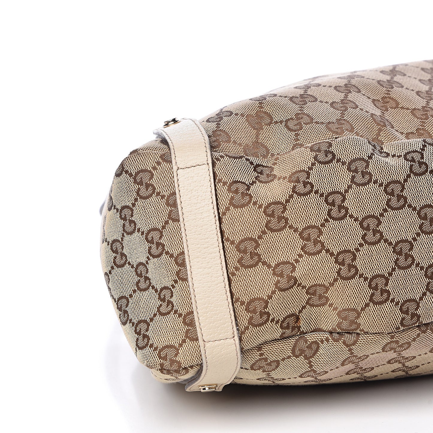 Monogram Medium Abbey Shoulder Bag Off White
